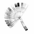 16 in 1 Stainless Steel Elbow Gauge Gap Ruler, Specifications:0.015-0.035mm