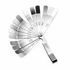 16 in 1 Stainless Steel Elbow Gauge Gap Ruler, Specifications:0.015-0.035mm