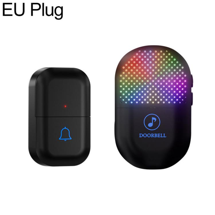 XY-802 Smart Home Wireless Doorbell 433Hz Elderly Wireless Elderly and Patients Emergency Call Button — EU Plug
