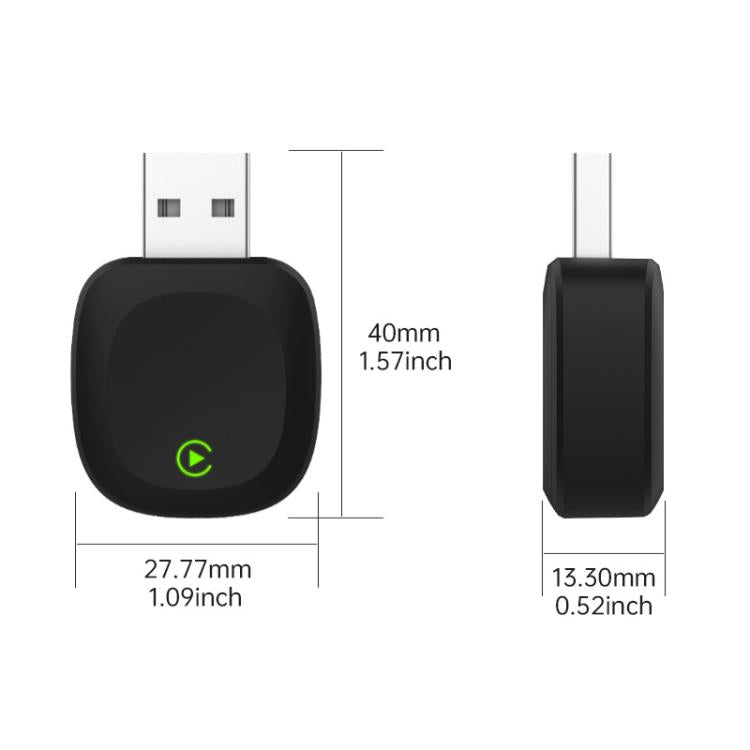 2 in 1 Car mini Smart Box 5.8GHz+2.4GHz Wireless Android Auto CarPlay Adapter