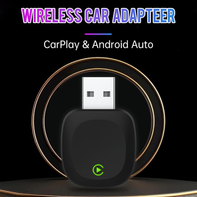 2 in 1 Car mini Smart Box 5.8GHz+2.4GHz Wireless Android Auto CarPlay Adapter
