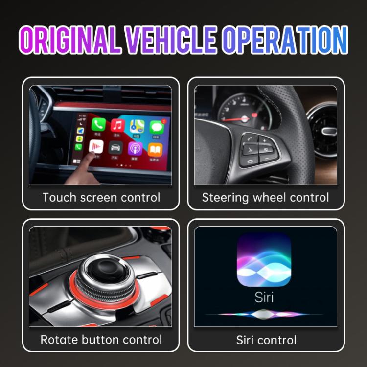 2 in 1 Car mini Smart Box 5.8GHz+2.4GHz Wireless Android Auto CarPlay Adapter
