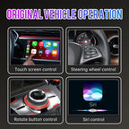 2 in 1 Car mini Smart Box 5.8GHz+2.4GHz Wireless Android Auto CarPlay Adapter