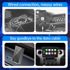 2 in 1 Car mini Smart Box Wired to Wireless 5.8GHz+2.4GHz Android Auto CarPlay Adapter — view 11