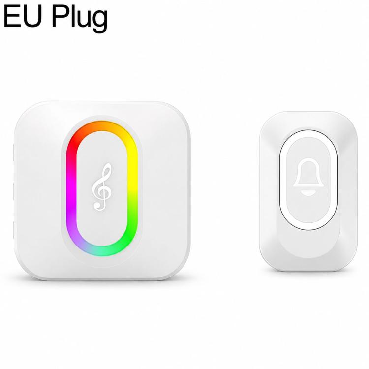 XY-809 Smart Waterproof Home Wireless Doorbell Elderly Wireless Elderly and Patients Emergency Call Button Doorbell — Black