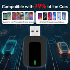 2 in 1 Car mini Smart Box 5.8GHz+2.4GHz Wireless Android Auto CarPlay Adapter — view 11