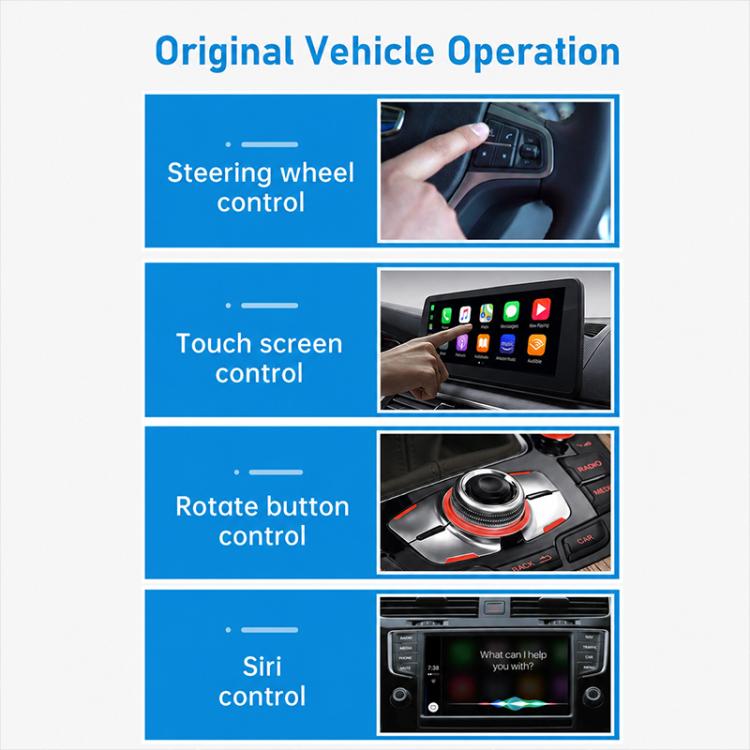 2 in 1 Car mini Smart Box 5.8GHz+2.4GHz Wireless Android Auto CarPlay Adapter — view 12