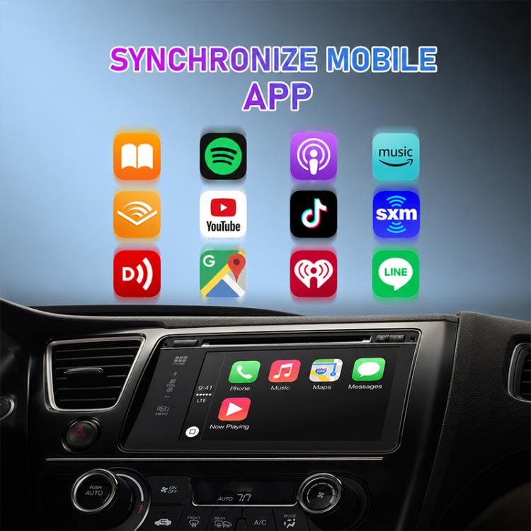 2 in 1 Car mini Smart Box 5.8GHz+2.4GHz Wireless Android Auto CarPlay Adapter — view 4