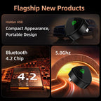 2 in 1 Car mini Smart Box BT4.2+5.8GHz Wireless Android Auto CarPlay Adapter — view 4