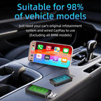 2 in 1 Car mini Smart Box Screen Display Wireless Android Auto CarPlay Adapter