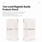 XDcase Dual-Sided Magnetic Y-fold Smart Tablet Leather Case with Pencil Holder — view 22
