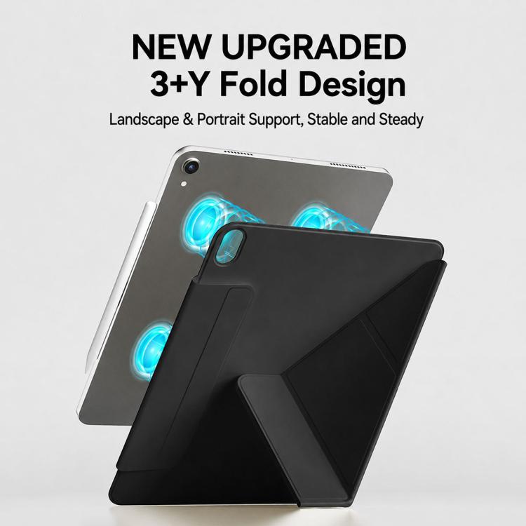 XDcase Dual-Sided Magnetic Y-fold Smart Tablet Leather Case with Pencil Holder — view 26