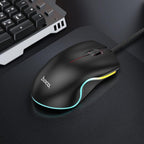 HOCO GM19 Enjoy Gaming Luminous LED Wired Mouse