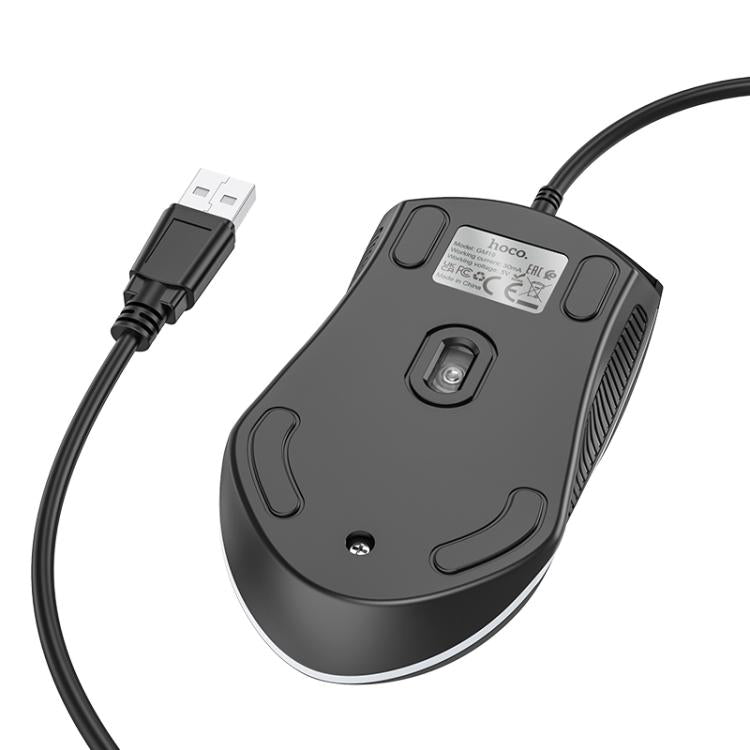 HOCO GM19 Enjoy Gaming Luminous LED Wired Mouse