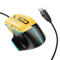 HOCO GM31 Overlord Luminous Gaming Wired Mouse