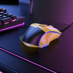 HOCO GM31 Overlord Luminous Gaming Wired Mouse