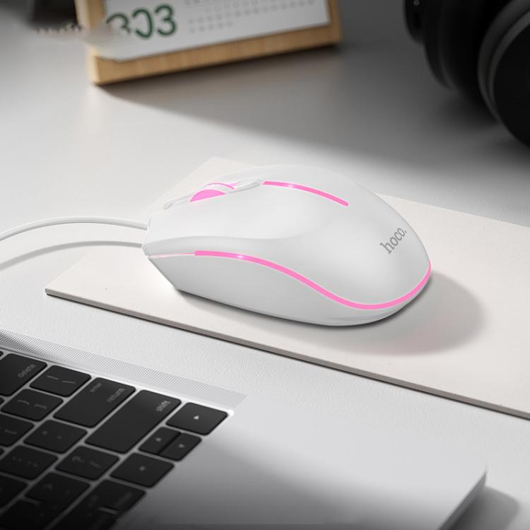 HOCO GM37 Wonderful Gaming Luminous Wired Mouse