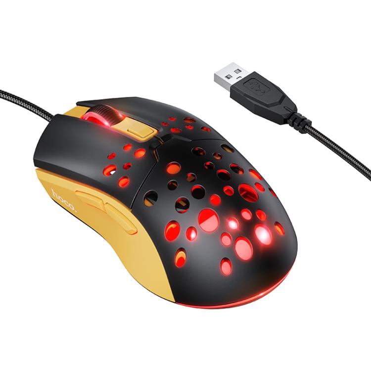 HOCO GM51 Sky Luminous Gaming Wired Mouse