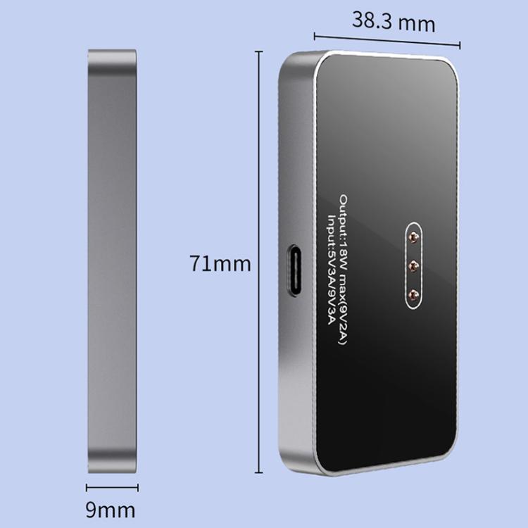 18W Smart PIN Magnetic Wireless Charging Connector