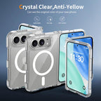 Scratch-proof Acrylic 2.0mm Crystal Magnetic Phone Case