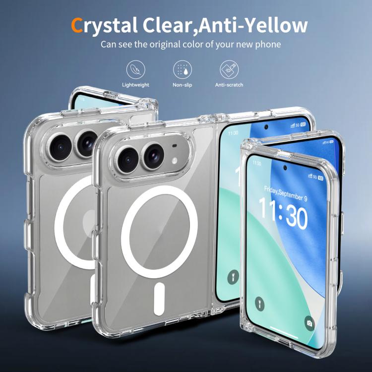 Scratch-proof Acrylic 2.0mm Crystal Magnetic Phone Case