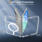 Scratch-proof Acrylic 2.0mm Crystal Magnetic Phone Case