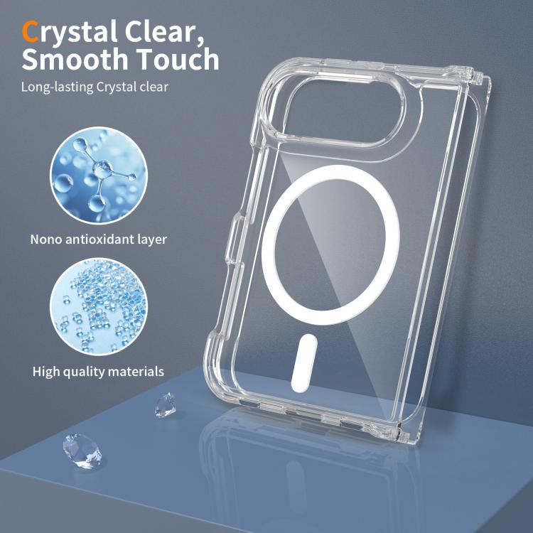 Scratch-proof Acrylic 2.0mm Crystal Magnetic Phone Case
