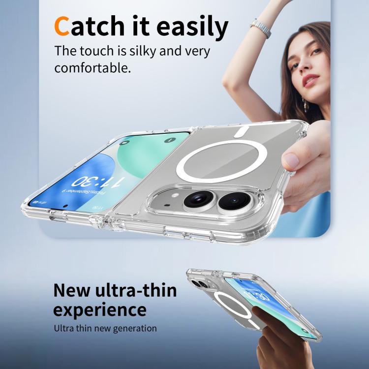 Scratch-proof Acrylic 2.0mm Crystal Magnetic Phone Case