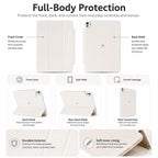 YOYOISLES Heart Island Series Electroplated PC Hybrid PU Tablet Case — view 8