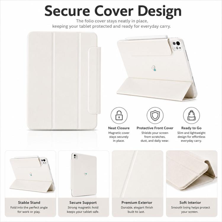 YOYOISLES Heart Island Series Electroplated PC Hybrid PU Tablet Case — view 11