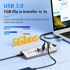 Blueendless Type-C / USB-C 2 in 1 Multifunctional HUB Docking Station AU Plug — view 4