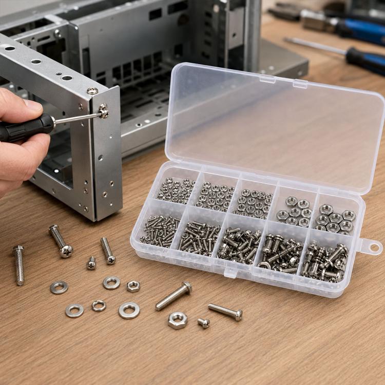 Hexagonal Nuts and Bolts 320PCS / Set