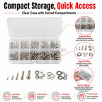 Hexagonal Nuts and Bolts 320PCS / Set