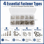Hexagonal Nuts and Bolts 320PCS / Set
