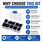M3 Pan-head Phillips Self-tapping Screw 500 PCS / Set
