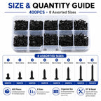 M2 Phillips Self-tapping Screw 400 PCS / Set