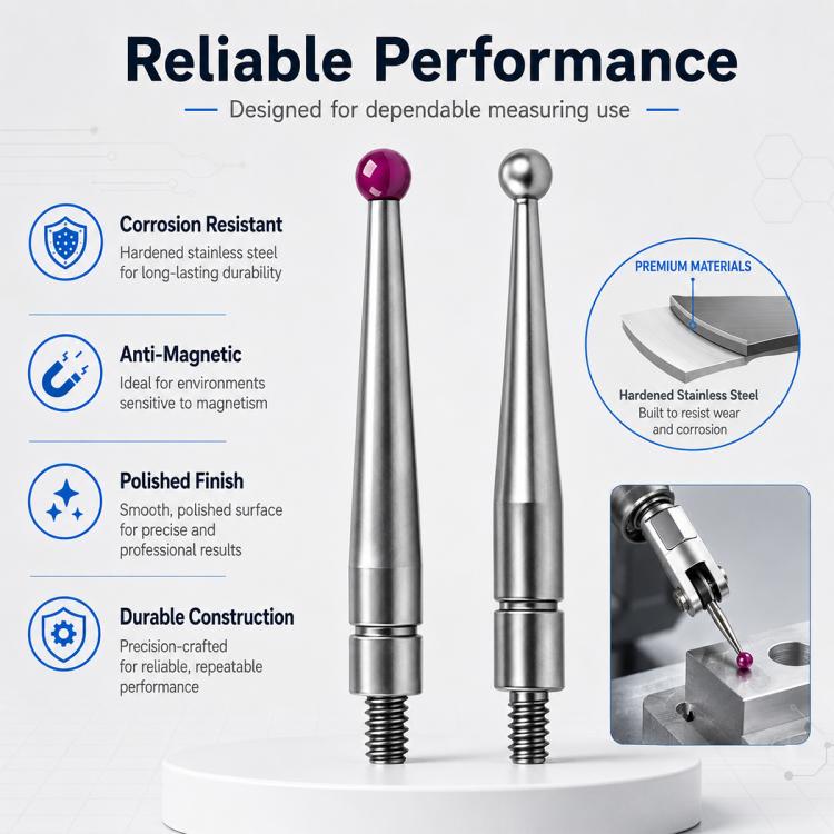 Threaded Ball Lever Dial Indicator Probe — view 5