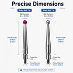 Threaded Ball Lever Dial Indicator Probe — view 9