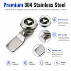 MS408 Stainless Steel Distribution Box Cabinet Door Triangle Lock — view 4