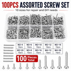 M4 Self-tapping Screw 100 PCS / Set