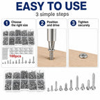 M4 Self-tapping Screw 100 PCS / Set