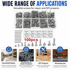 M4 Self-tapping Screw 100 PCS / Set