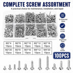 M4 Self-tapping Screw 100 PCS / Set