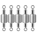 5pcs Dual Loop Embossed Scale Integrated Fishing Lead Sinker