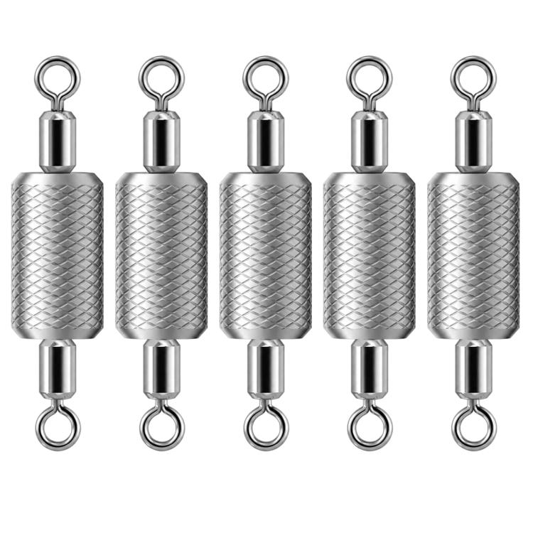5pcs Dual Loop Embossed Scale Integrated Fishing Lead Sinker — 3.5g