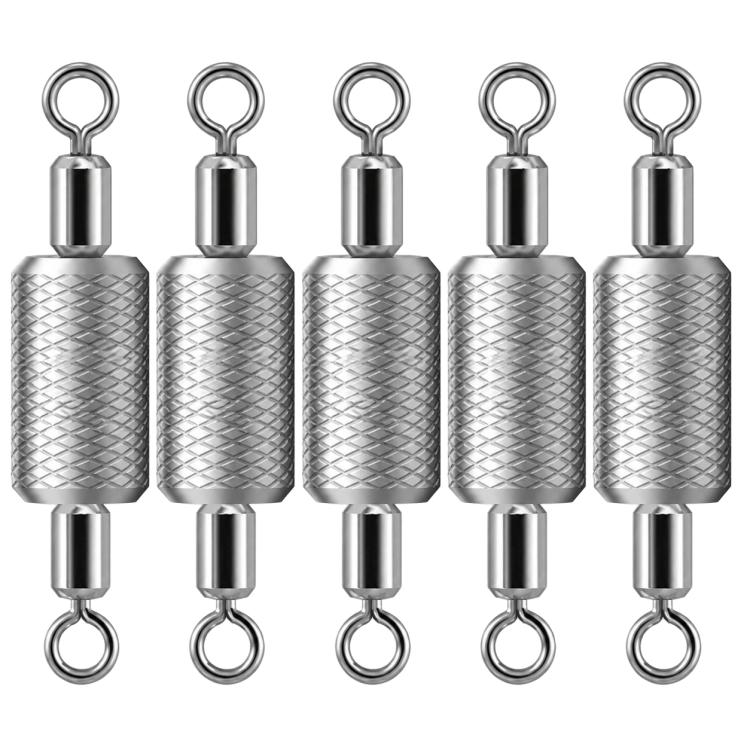 5pcs Dual Loop Embossed Scale Integrated Fishing Lead Sinker — 5.0g