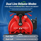Magnetic Slow Descent Saltwater Raft Fishing Metal Reel