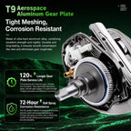 Electroplated DC Electronic Magnetic Brake Baitcasting Fishing Reel