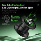 Electroplated DC Electronic Magnetic Brake Baitcasting Fishing Reel