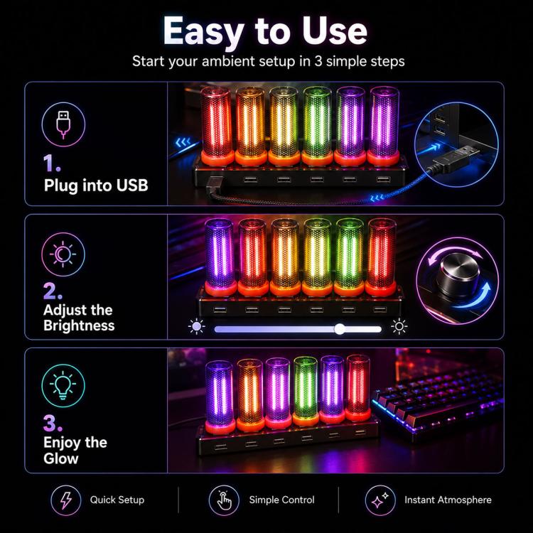 Car USB Low Power LED Atmosphere Light